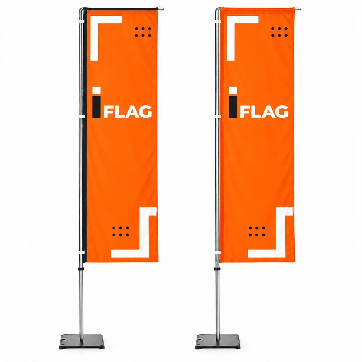 Bandeira retangular: como escolher 70 × 180 ou 70 × 280 cm